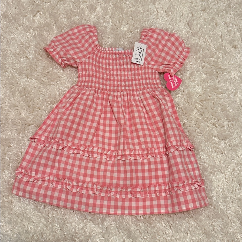 Pink Gingham Dress